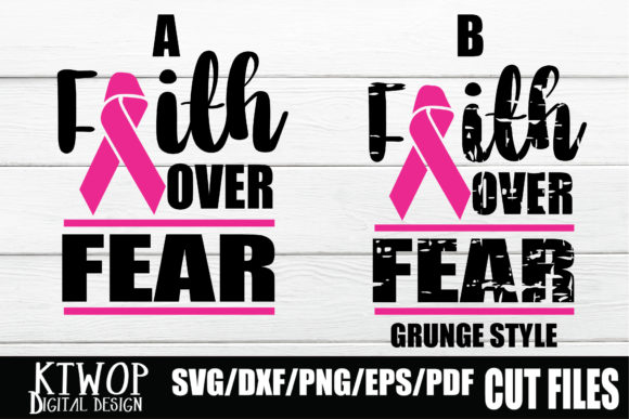 Awareness Breast Cancer Faith over Fear Embroidery Design Review