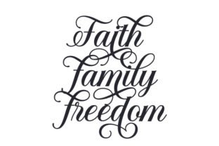Reviewing Faith - Family - Freedom for Real Embroidery Projects