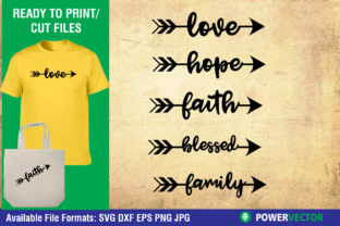 Word Arrow Love Hope Faith Embroidery Design Review